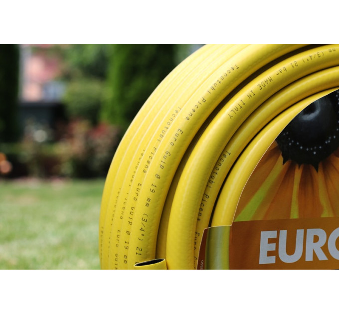Шланг для поливу Tecnotubi Euro Guip Yellow садовий діаметр 5/8 дюйма, довжина 50 м (EGY 5/8 50)