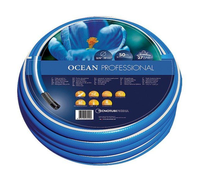 Шланг садовий Tecnotubi Ocean для поливу діаметр 5/8 дюйма, довжина 50 м (OC 5/8 50)