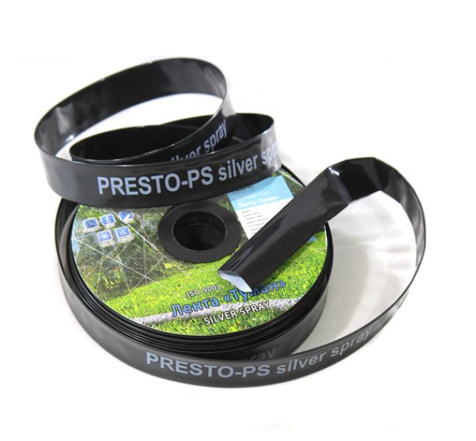 Шланг туман Presto-PS стрічка Silver Spray довжина 100 м, ширина поливу 11 м, діаметр 50 мм (803508-9)