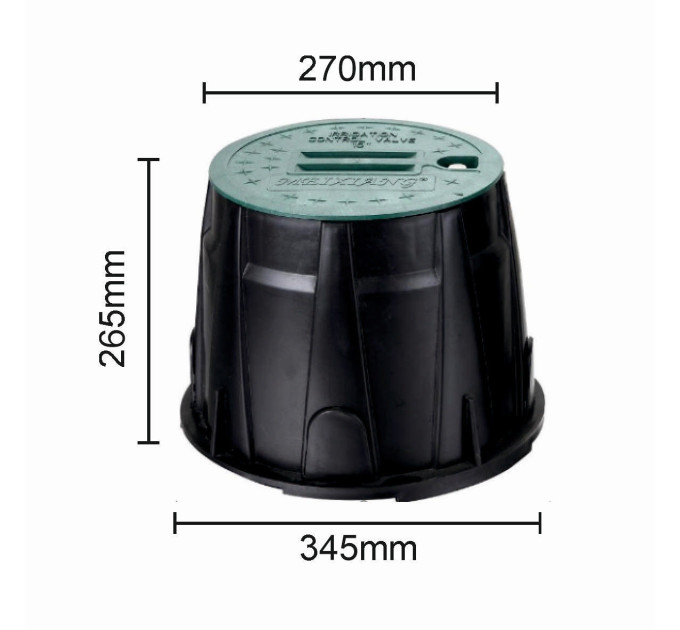 Клапанний бокс Presto-PS "Колодязь" large, в упаковці - 1 шт.  (VB 0110)